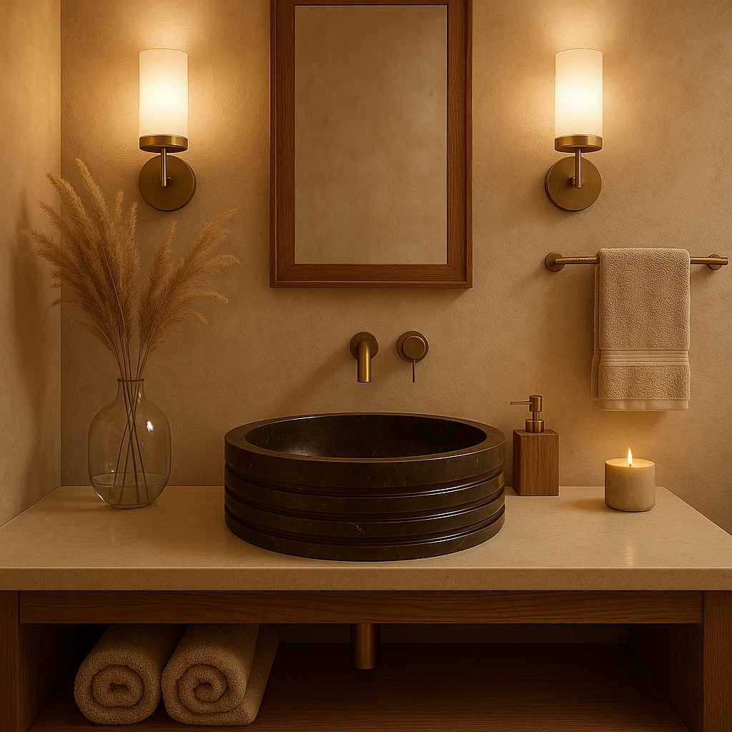 Redefining Bathroom Luxury with Modern Marble Basins in UAE