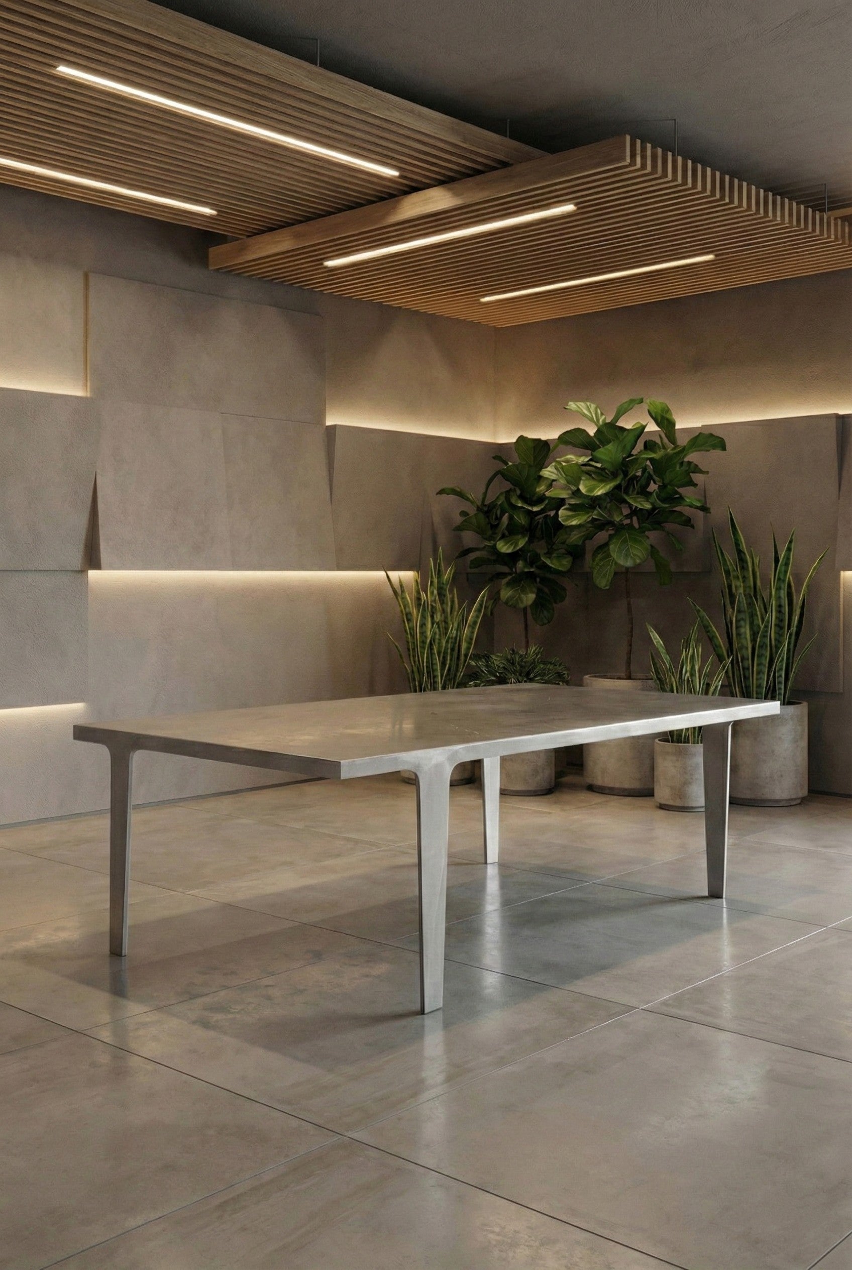 Armani Grey Marble Table