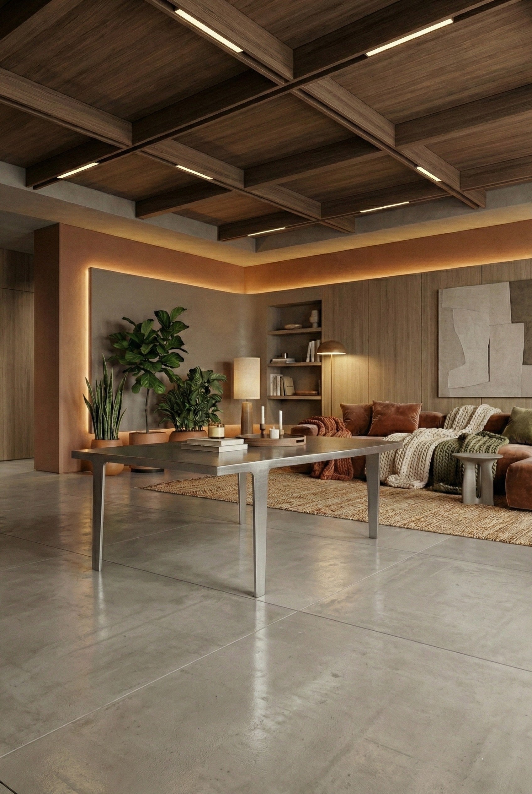 Armani Grey Marble Table