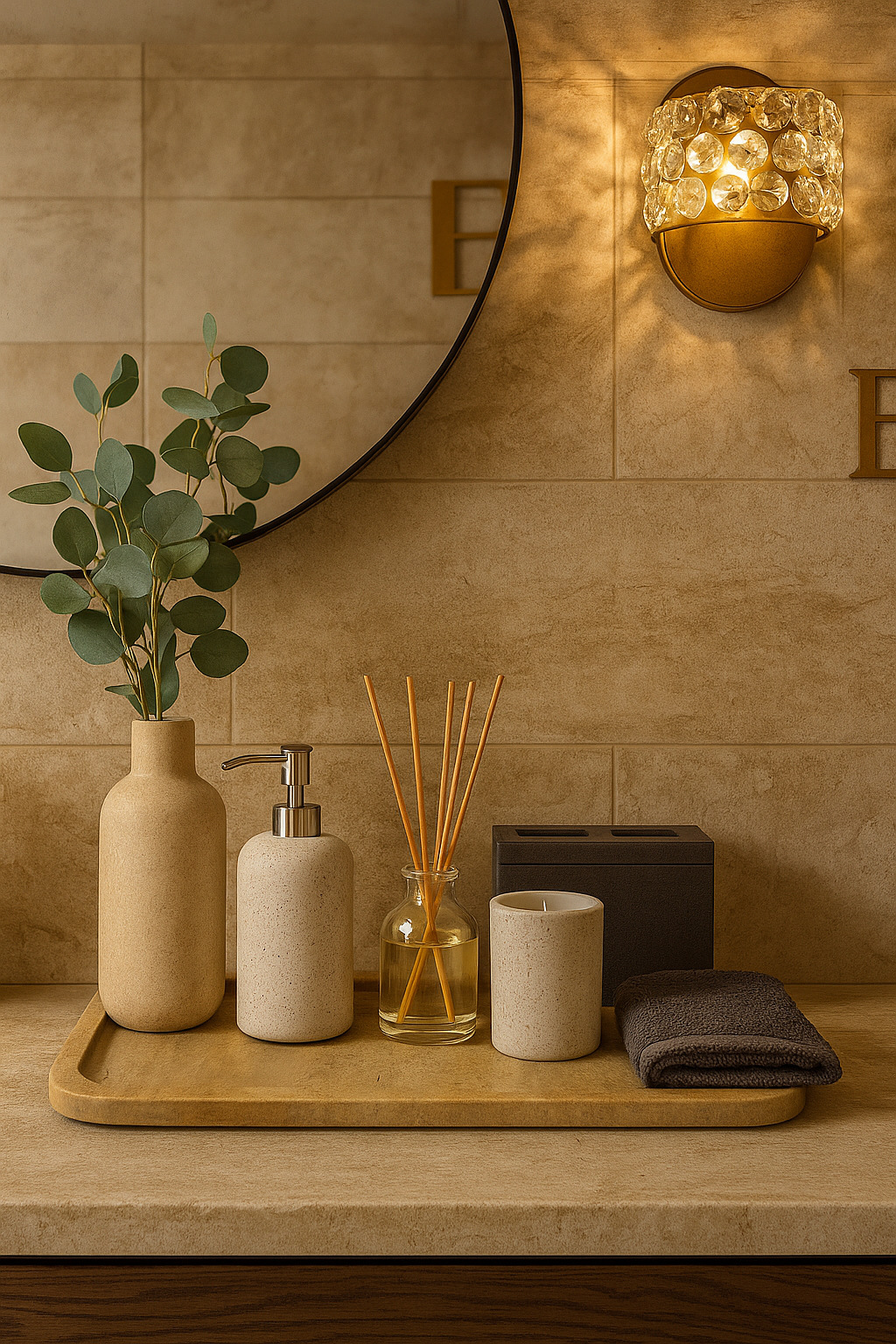 Vanity Tray (Travertine)