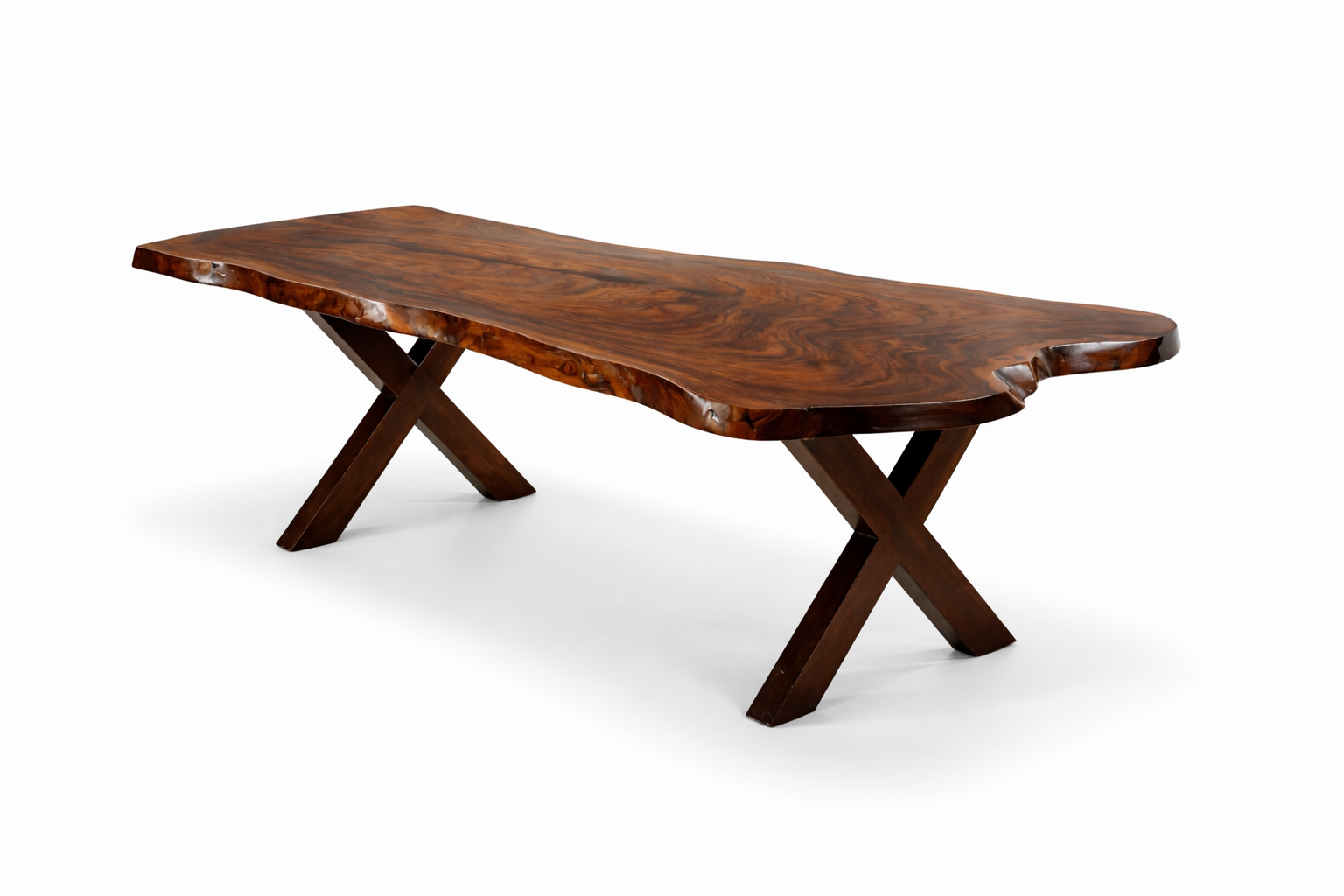 Heritage Live Edge Solid Wood Dining Table