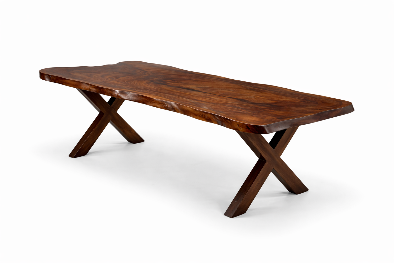 Heritage Live Edge Solid Wood Dining Table