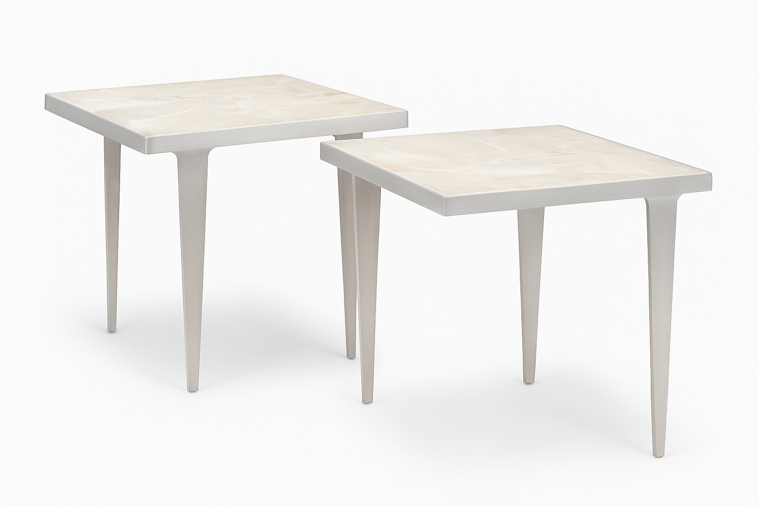 Luna Onyx Side Tables