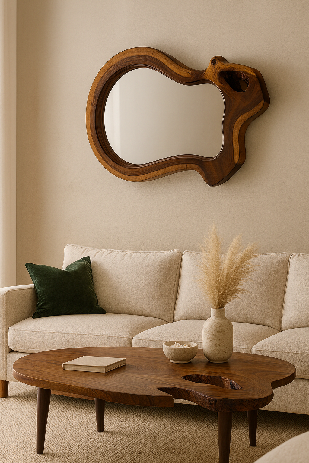 Forest Drift Solid Wood Mirror