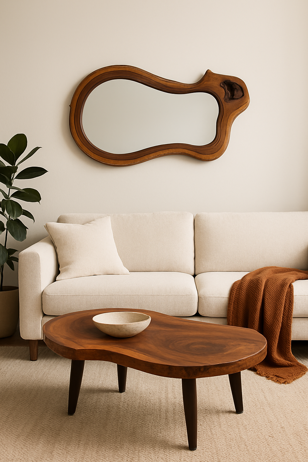 Forest Drift Solid Wood Mirror