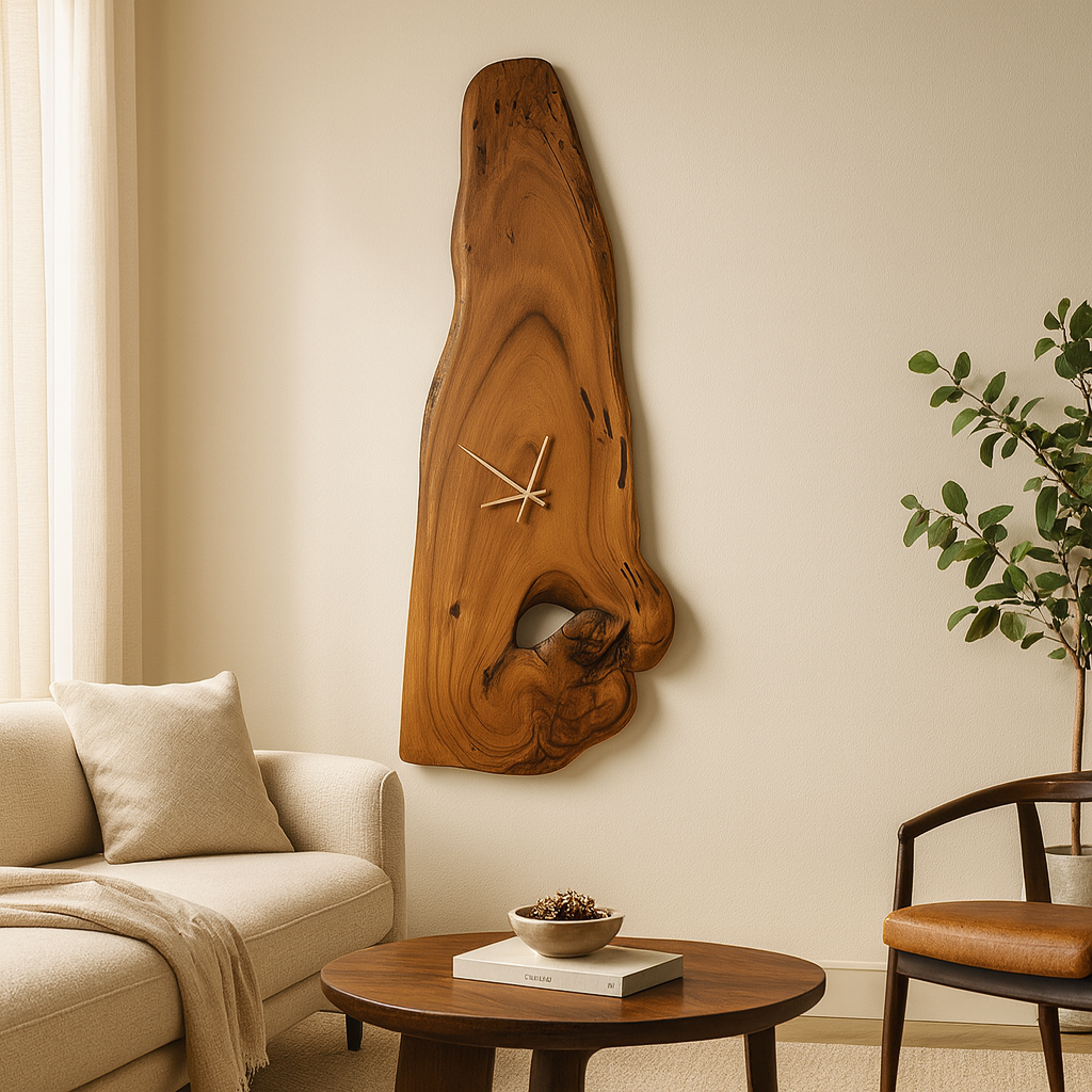 Forest Ridge Solid Wood Clock