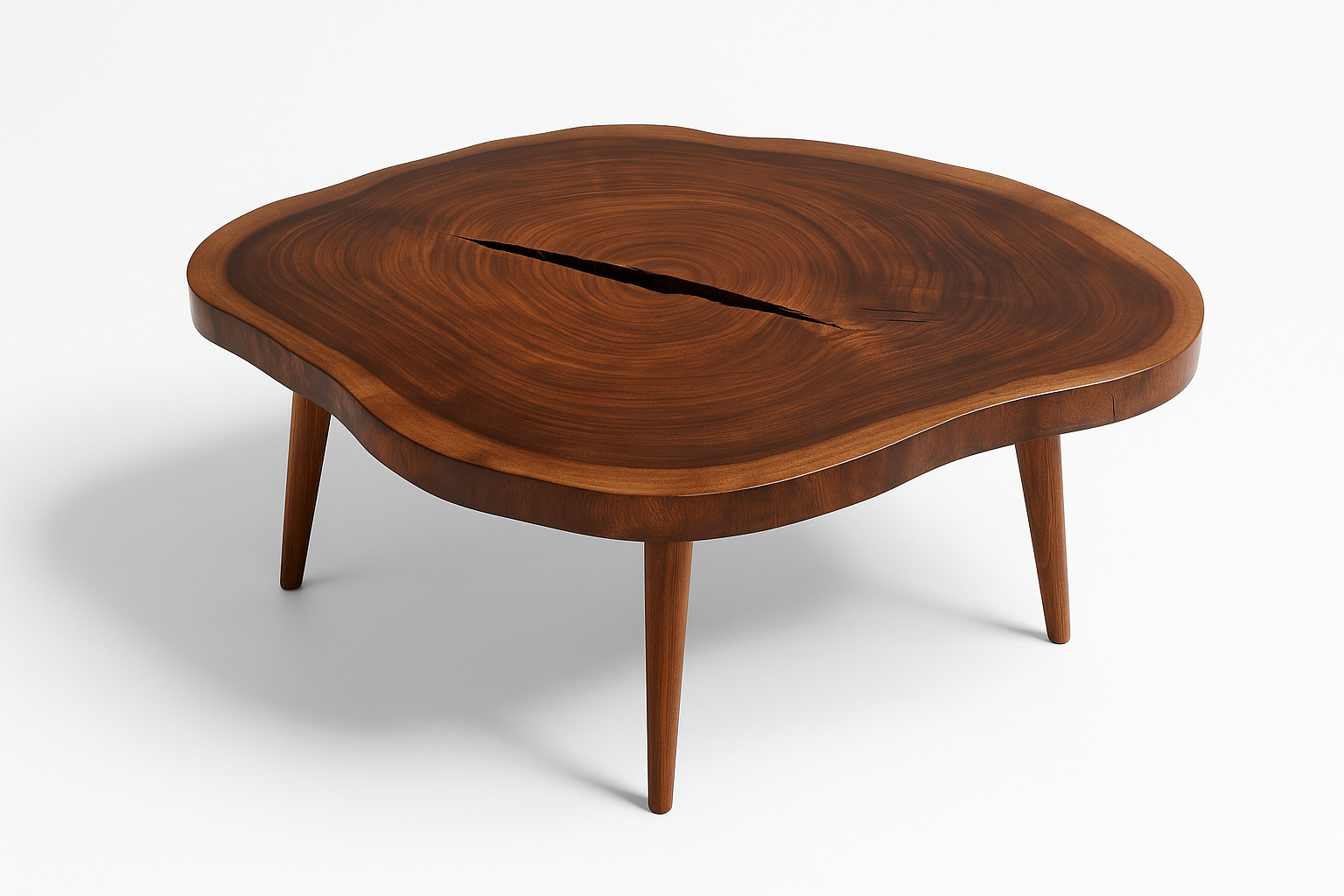 Wave Solid Wood Coffee Table