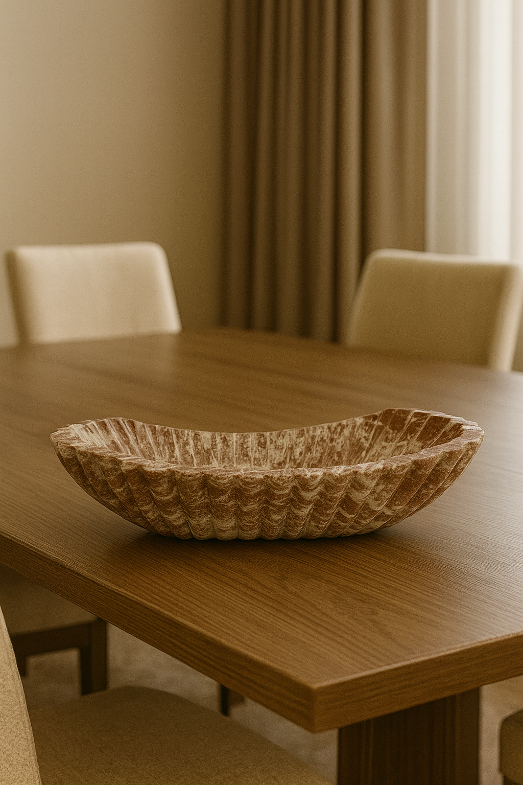Crimson Shell Bowl