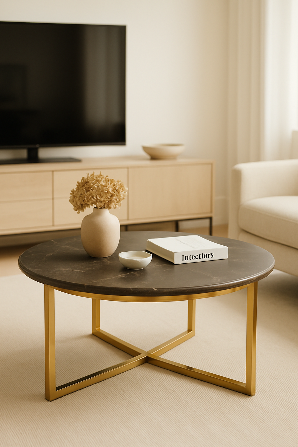 Coffee Brown Center Table
