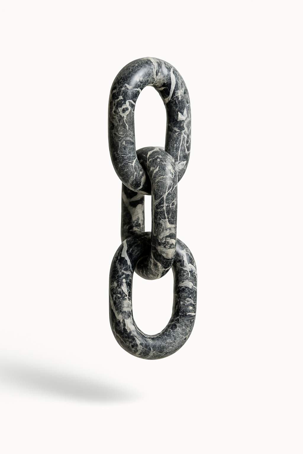 3 Link Chain (Black Marble)
