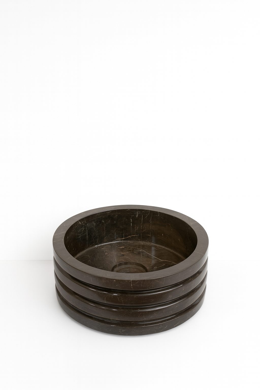 Coffee Brown Marble Sink