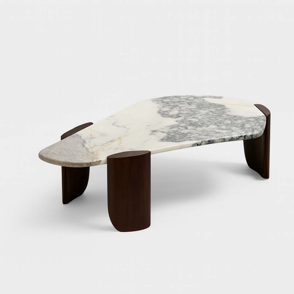 Bianco Mosaic Nesting Table