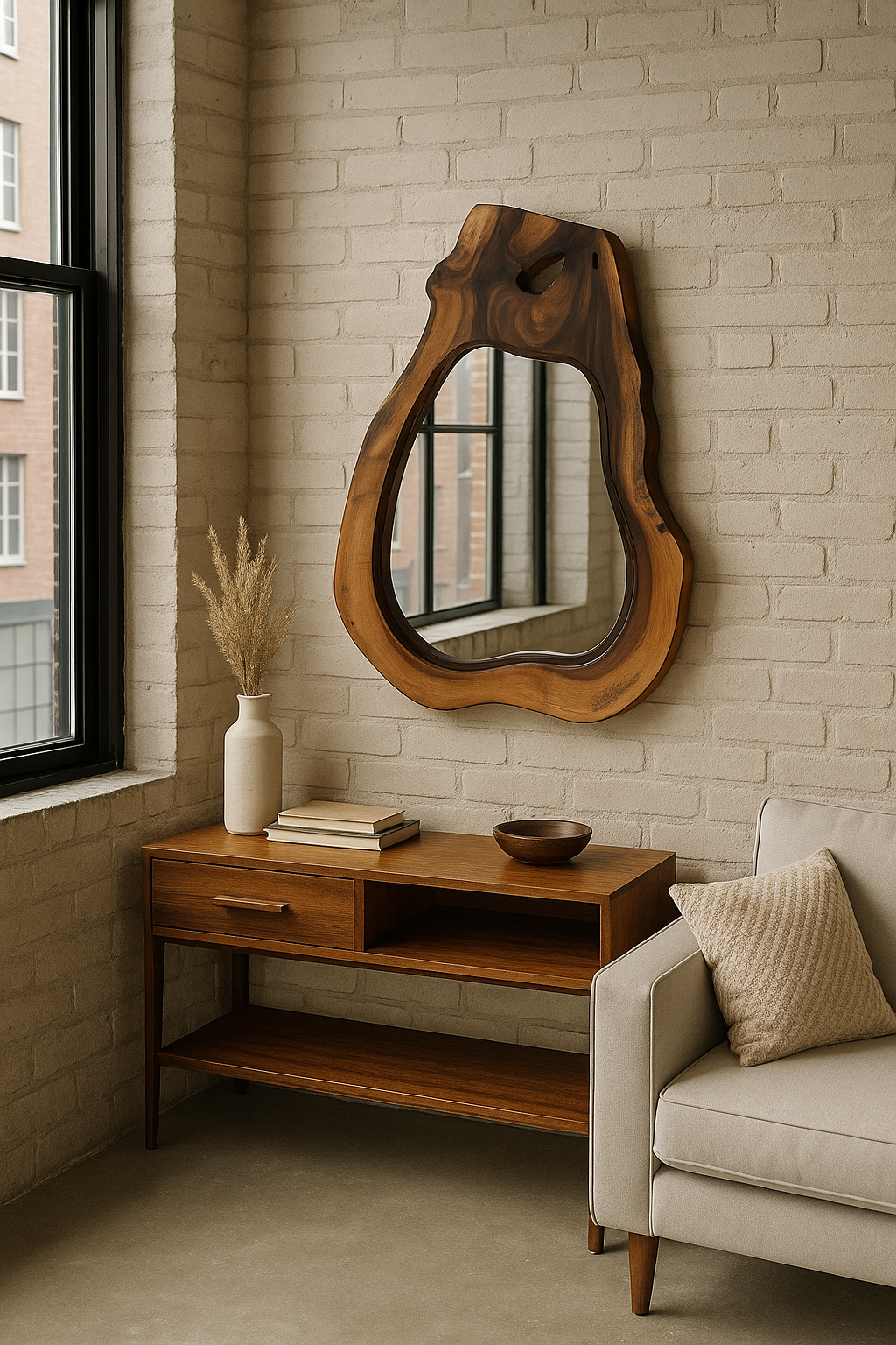 Grove Solid Wood Mirror