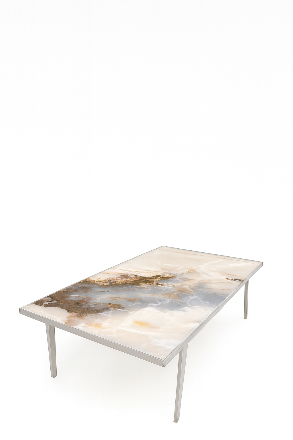 White Onyx Center Table