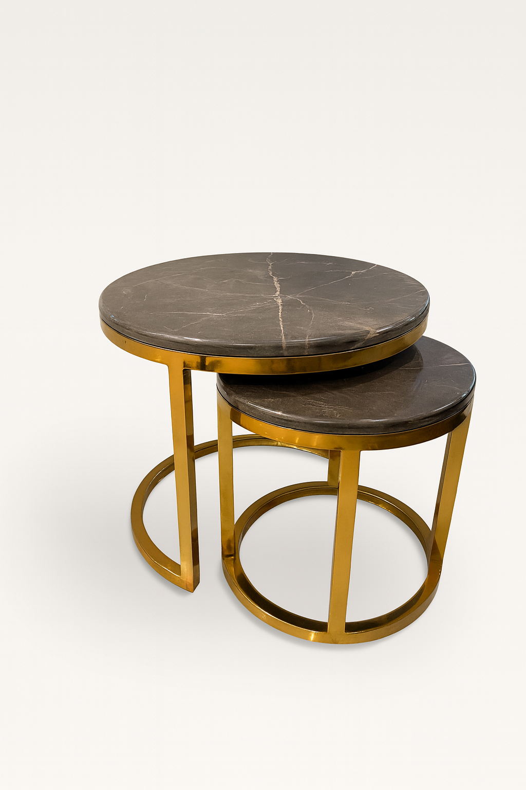 Coffee Brown Nesting Table (Set of 2)