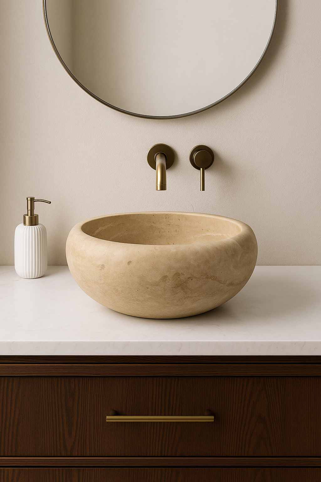 Travertine Sink