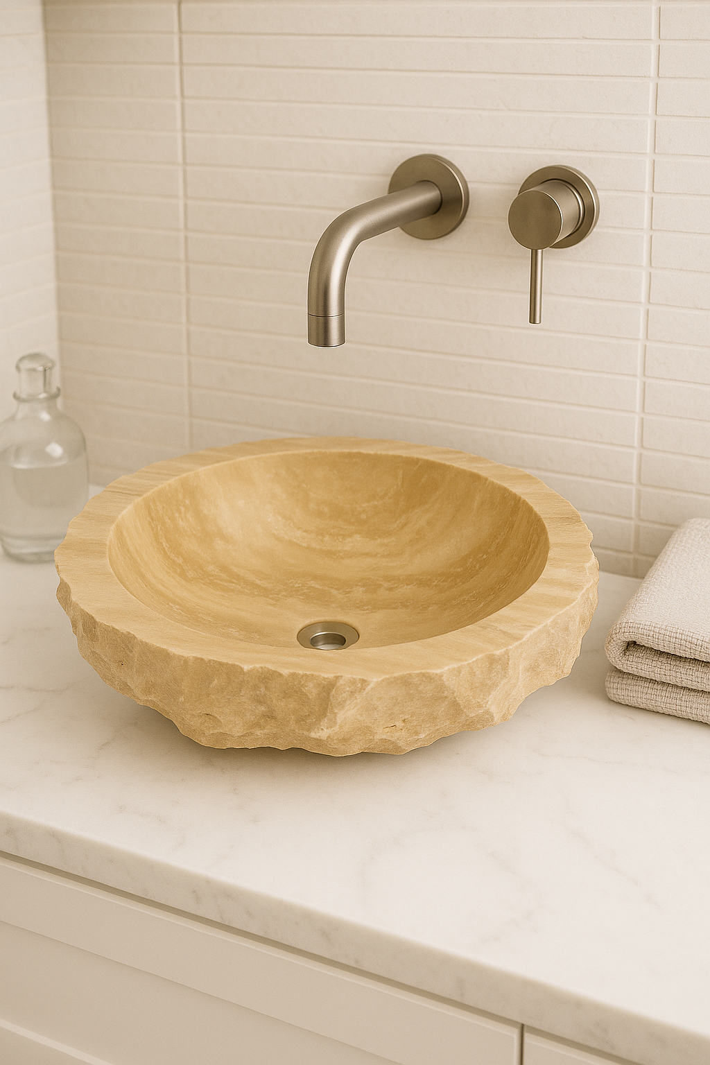 Travertine Sink (Rough Finish)