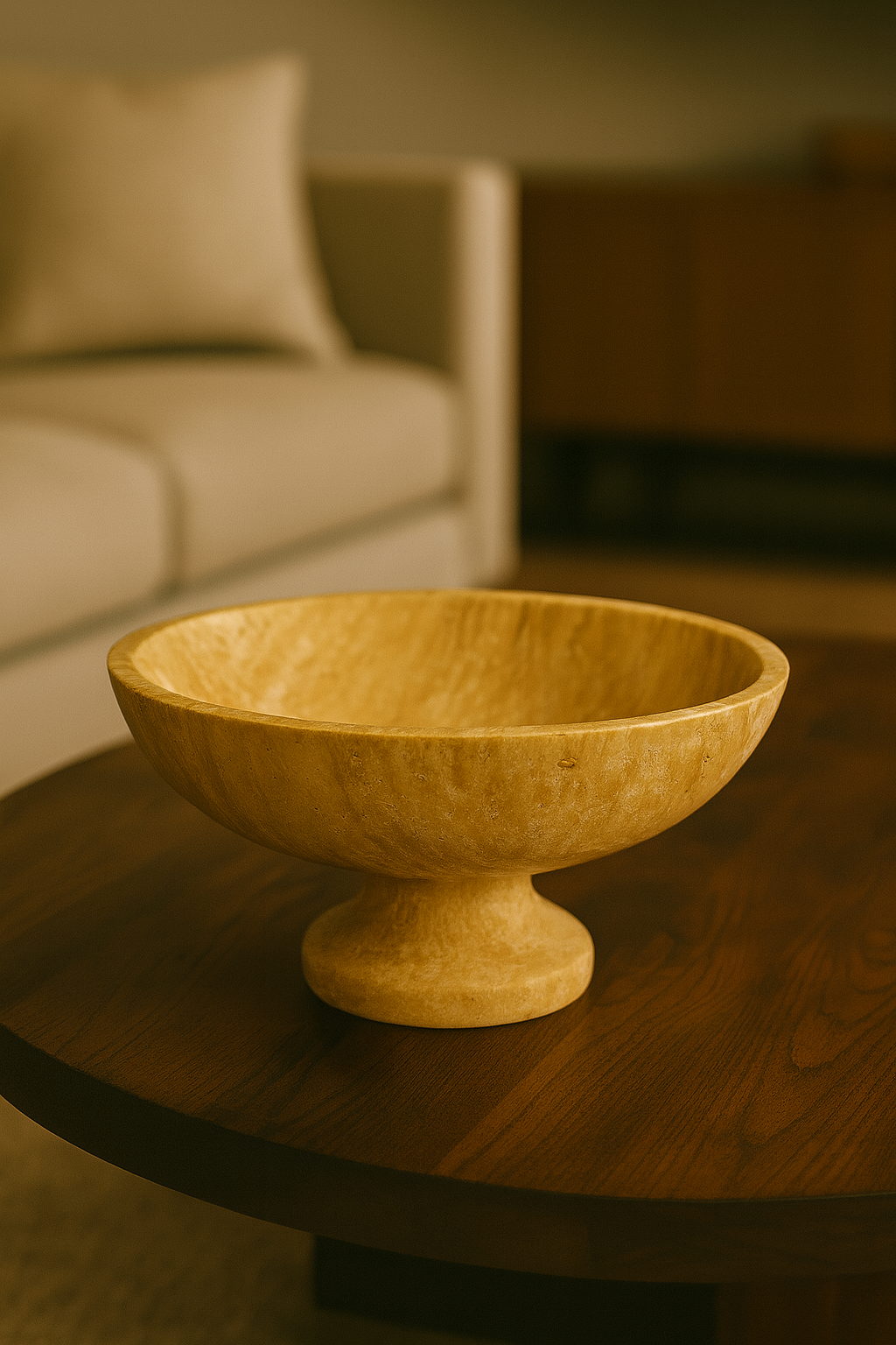 Travertine Bowl