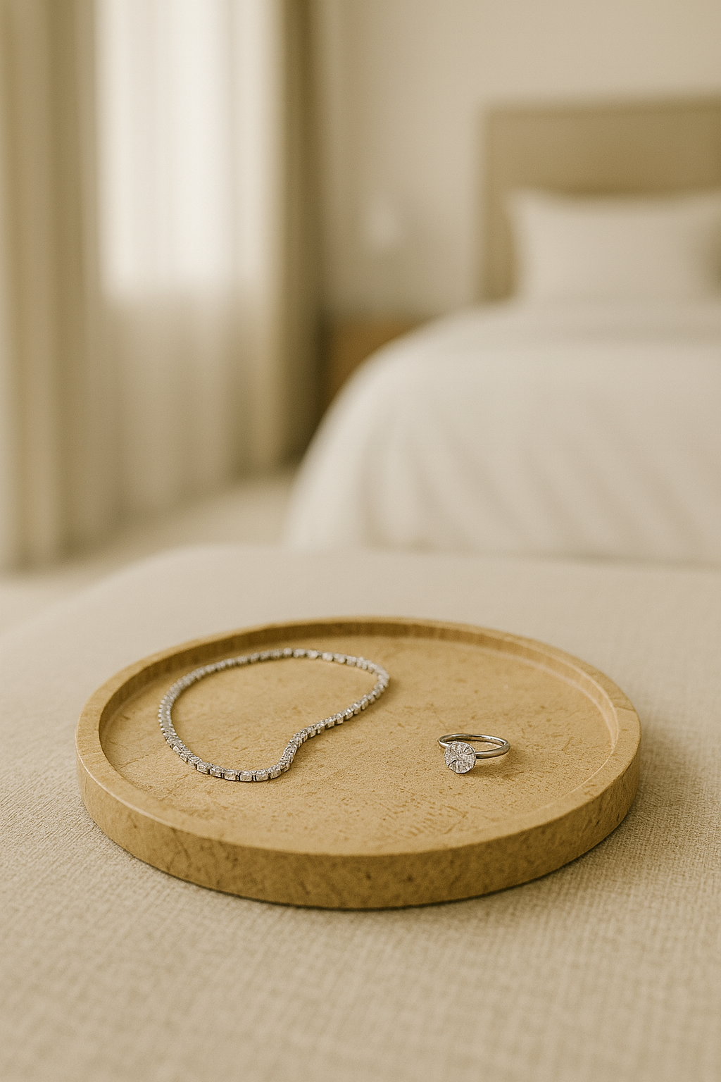 Travertine Tray (Round)