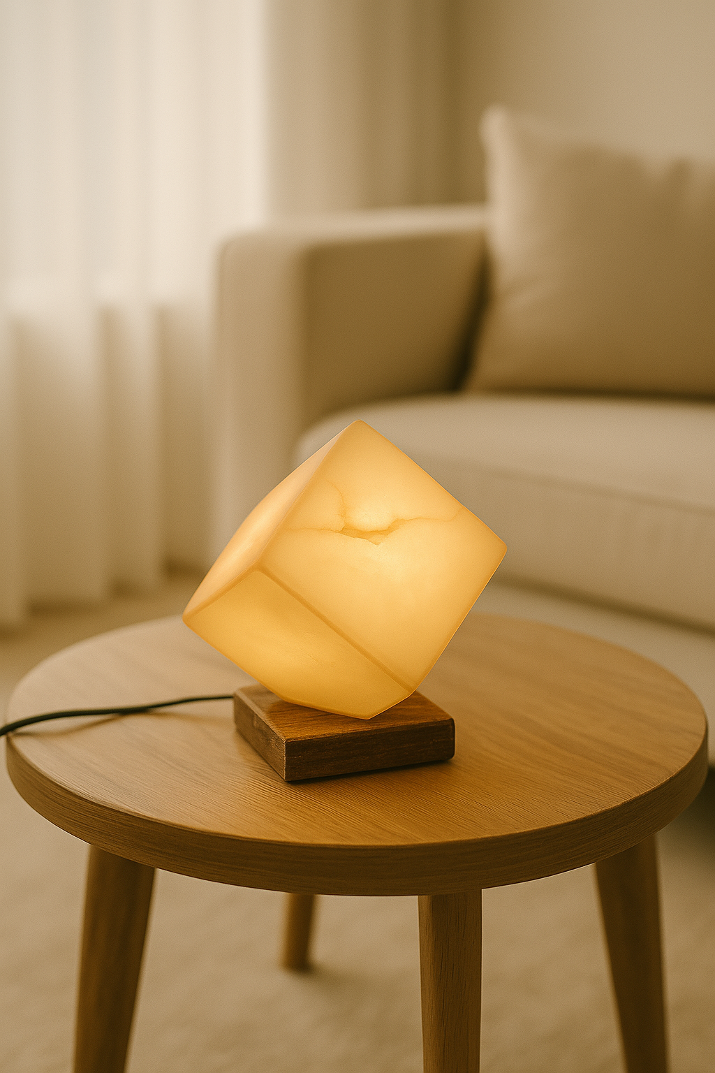 Diamond Onyx Lamp