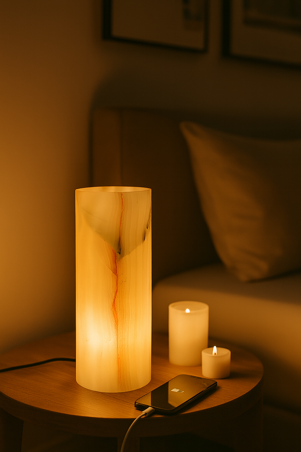 Onyx Pillar Lamp