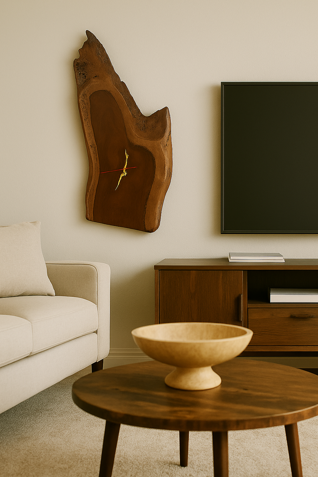 Solid Wood Clock