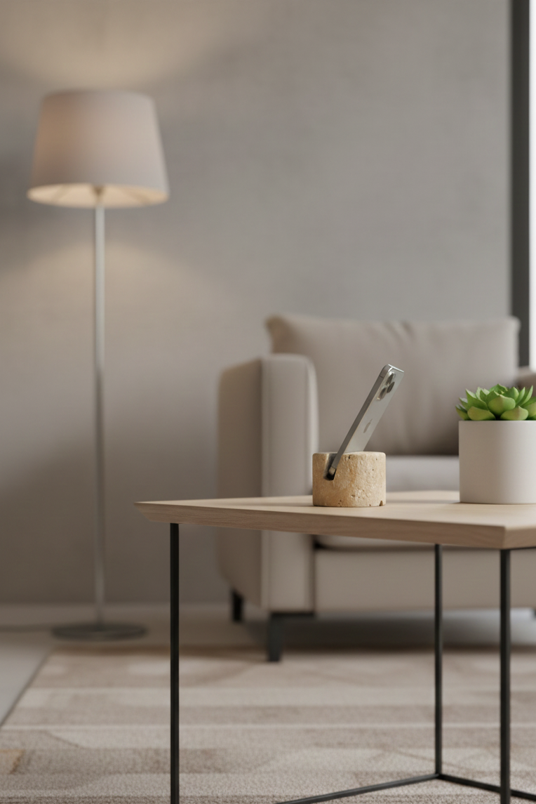 Phone Holder (Travertine)
