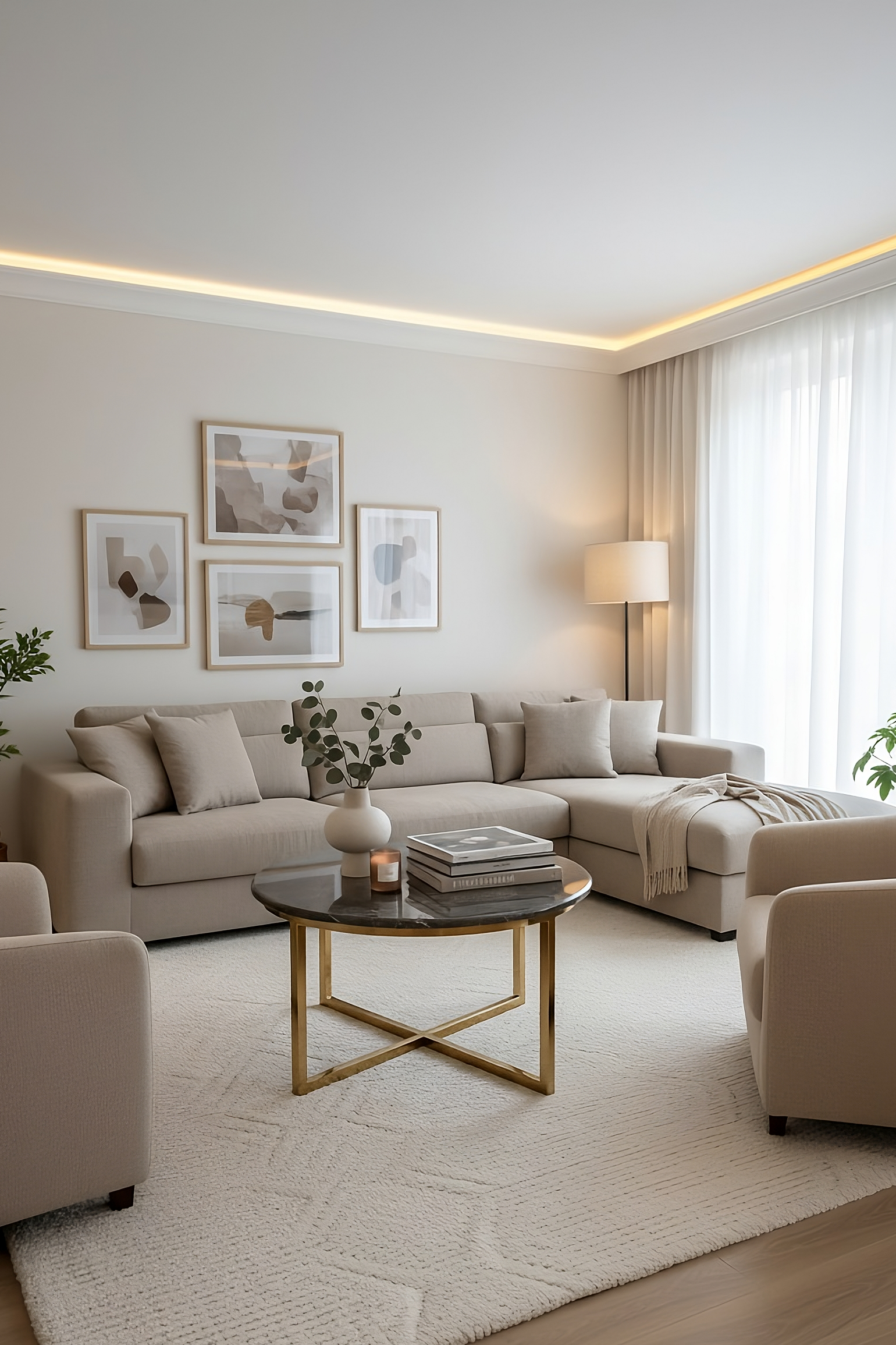 Coffee Brown Center Table