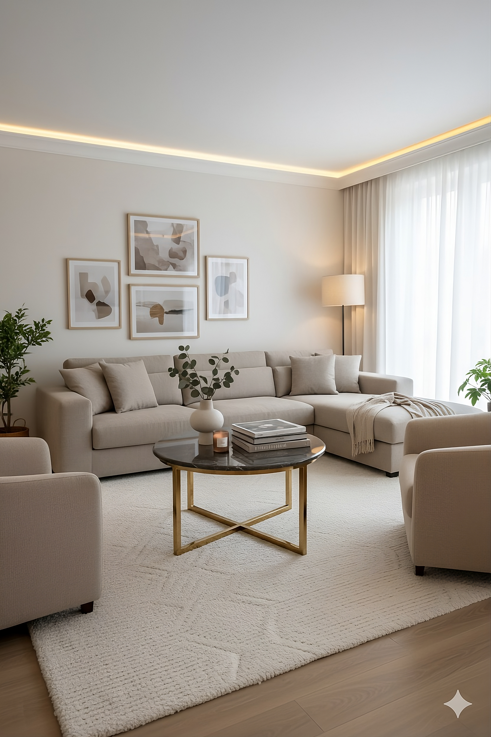 Coffee Brown Center Table